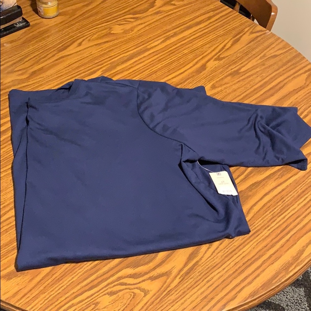 Blue knee length dress